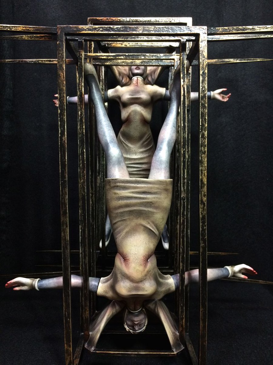 Silent Hill Collection.⑩
1/6 scale statues.
Silent Hill2 "MARY Final Boss Ver"
Sculpted and Finished by me.
Scheduled to be resold at WF in February.