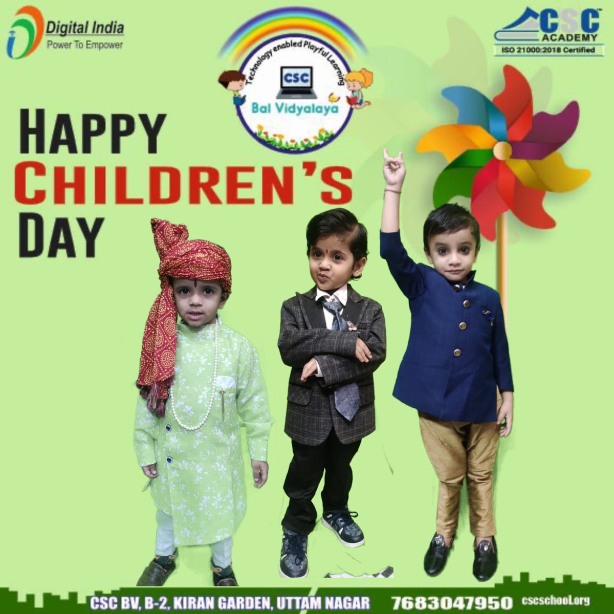 DrVipinDBA's tweet image. Clicks of Fancy Dress Event on Children’s Day at CSC Bal Vidyalaya Kiran Garden Uttam Nagar. Lovely Kids Participated Very Well. #cscbalvidyalaya #technologyenabledplayfullearning  #NEP2020 #cscbvlearninghubchapterdelhi 
@VivekKu00544358 @dintya15 @ceo_csc , @VineetKapoorlmp