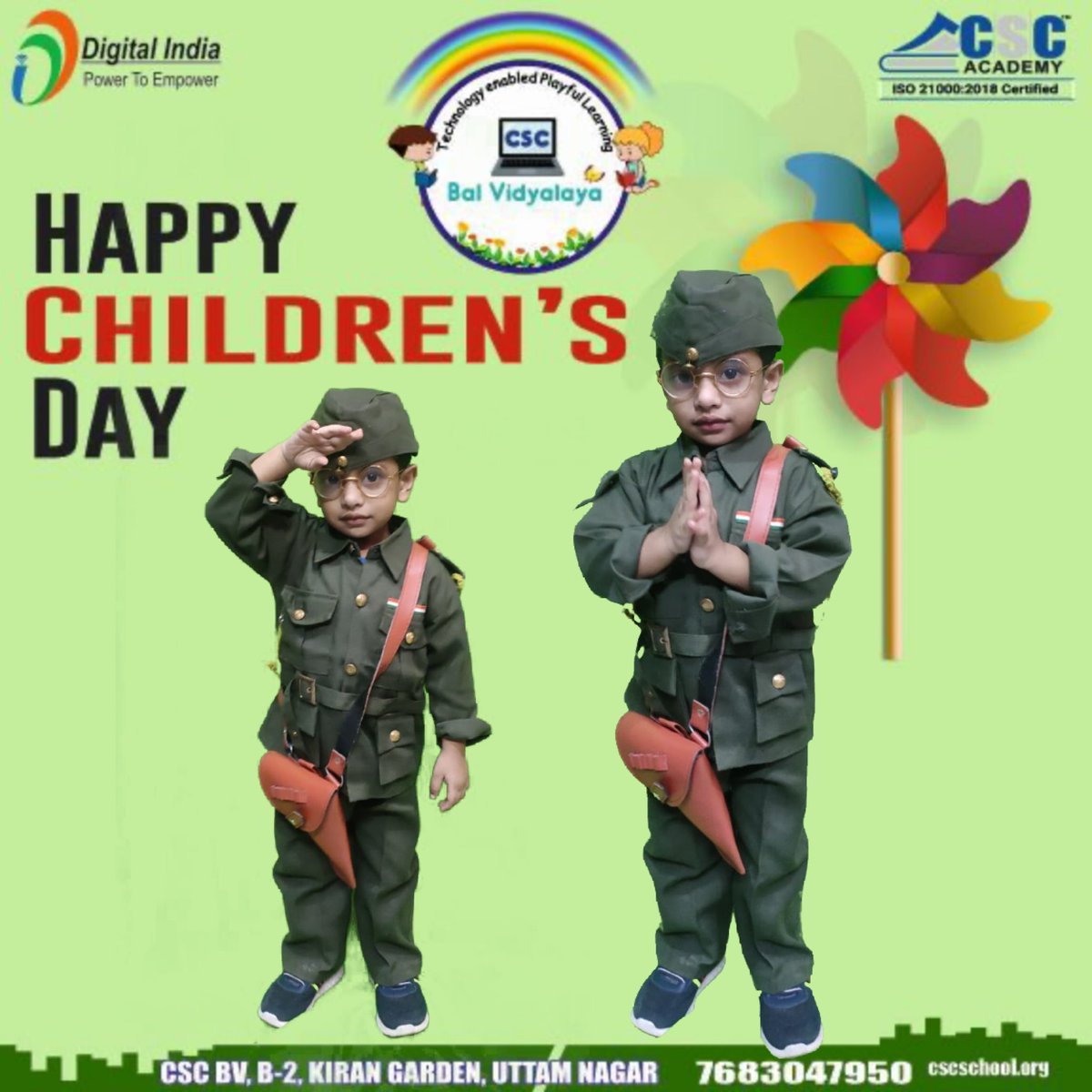 DrVipinDBA's tweet image. Clicks of Fancy Dress Event on Children’s Day at CSC Bal Vidyalaya Kiran Garden Uttam Nagar. Lovely Kids Participated Very Well. #cscbalvidyalaya #technologyenabledplayfullearning  #NEP2020 #cscbvlearninghubchapterdelhi 
@VivekKu00544358 @dintya15 @ceo_csc , @VineetKapoorlmp