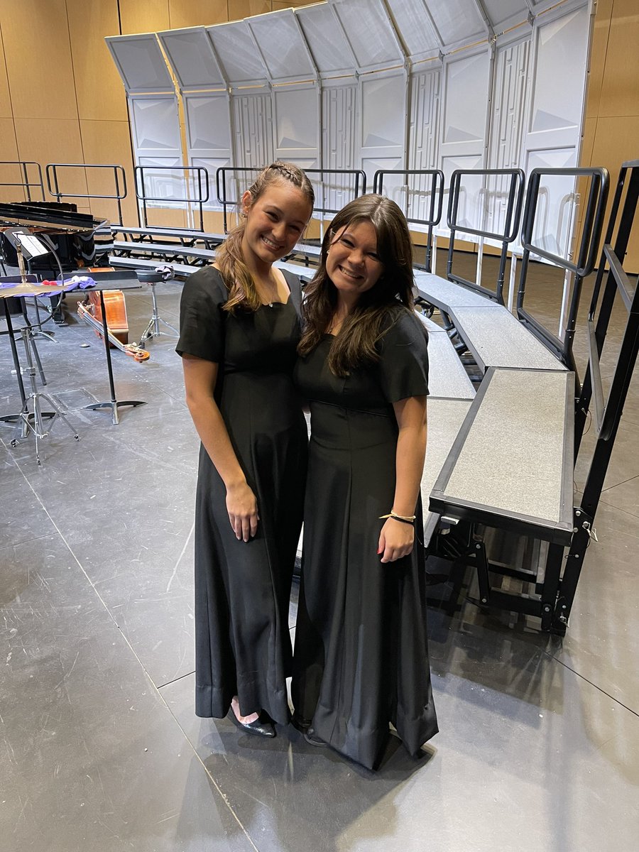 ChoirBrock's tweet photo. Brock Choir students were amazing at Region 5/7 TMEA SSC All Region Concert on Saturday, November 12 at Stephenville HS. Adi Arredondo performed with the Treble Choir and Sydney Strand performed with the Mixed Choir. Way to go girls! You made us all Brock proud!🎶🎶🎶 https://t.co/hvZotIgfTJ