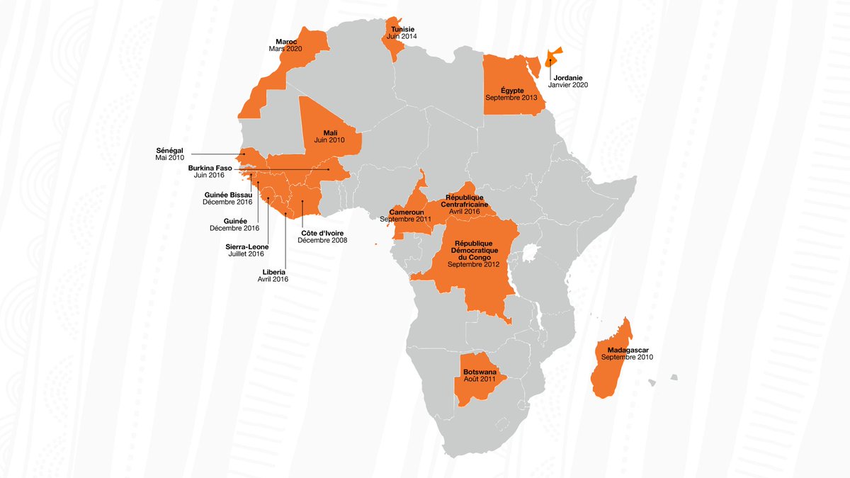 [#OrangeMoney] Lancé en Côte d'Ivoire en 2008, Orange Money est désormais présent dans nos 17 pays d'#Afrique et du #MoyenOrient 📍
