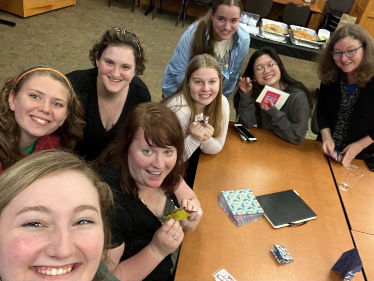 MethodistFamily's tweet image. We have some amazing volunteers who serve the children in our care! Rev. Eva Englert-Jessen of pastoral care got to visit with a group of college students at Hendrix College on 11/10, who made cards and origami for our Residential Treatment Center teens.