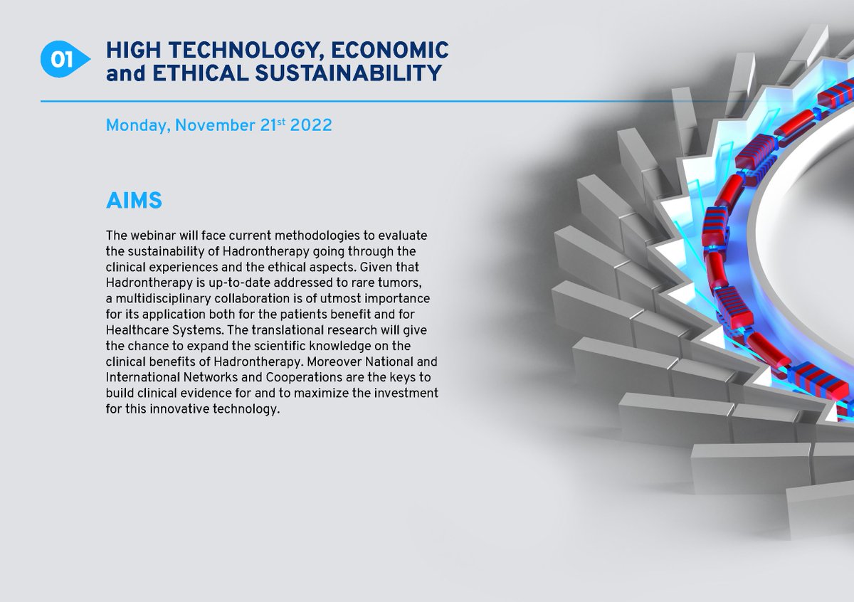 Fond_CNAO's tweet photo. 📣"THINK HADROM": pochi giorni al via!
📆 Primo appuntamento il 21 novembre con il webinar #ECM per i professionisti della sanità"High technology, economic and ethical #sustainability".
➡️ Iscriviti qui: https://t.co/OWryI3BykS
#hadrontherapy
@ACCMEDorg https://t.co/JW5rRUTZbz