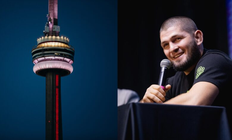 6ixbuzztv's tweet photo. Khabib Nurmagomedov, one of the greatest UFC fighters of all time is coming to Toronto this Sunday to talk about his legacy since retiring 
https://t.co/AVFdhdEcJX https://t.co/wNMkHGfqwR