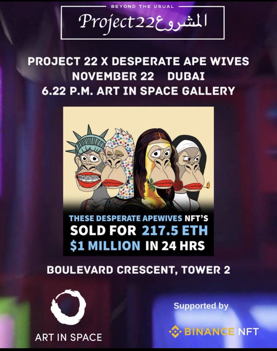 It is meeting for holders <a href="/DApeWives/">Desperate ApeWives</a>