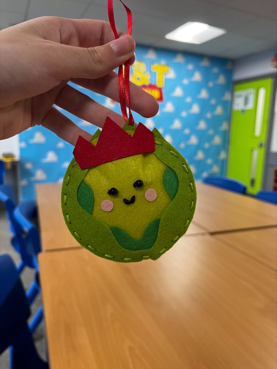 Sam has started making Christmas decorations as part of our Business Enterprise Project in Life Long Learning! #sprouts #christmascraft #studententerprise #GEW2022 #GEWHull #GEWmemories