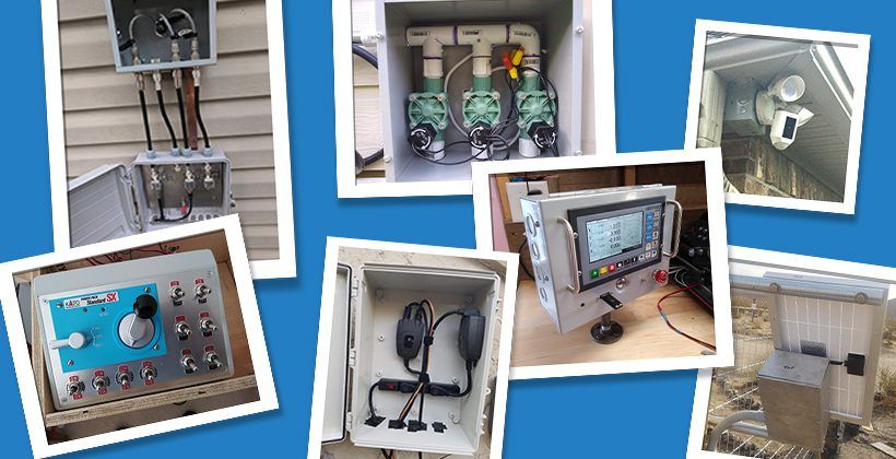 HHPAssociates's tweet photo. Some examples of Bud products in use. While most of what they do are housings for companies' end products, they have a ton of boxes utilized in home one-off designs. Feel free to share how you are using a
@Budbox enclosure. #ShareYourDesign
#Electronics #enclosures https://t.co/xQB8uTCdV2
