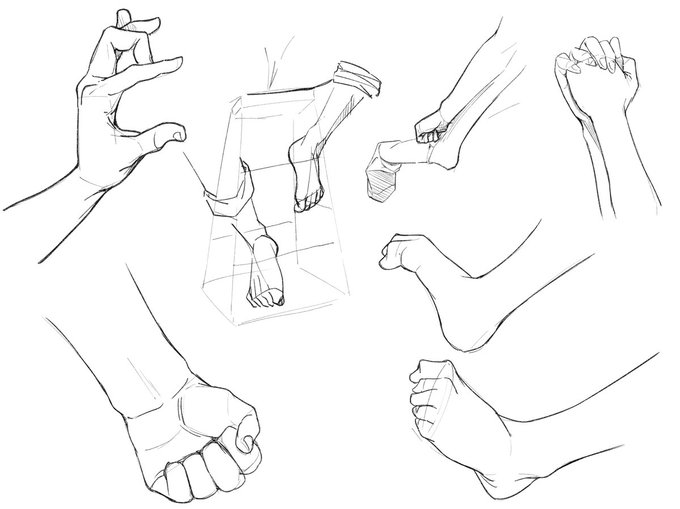 手の模写練習
・手のひらに比べて手首が細い
・最近体全体の練習が多かったからどこから書けばいいか忘れかけてる 