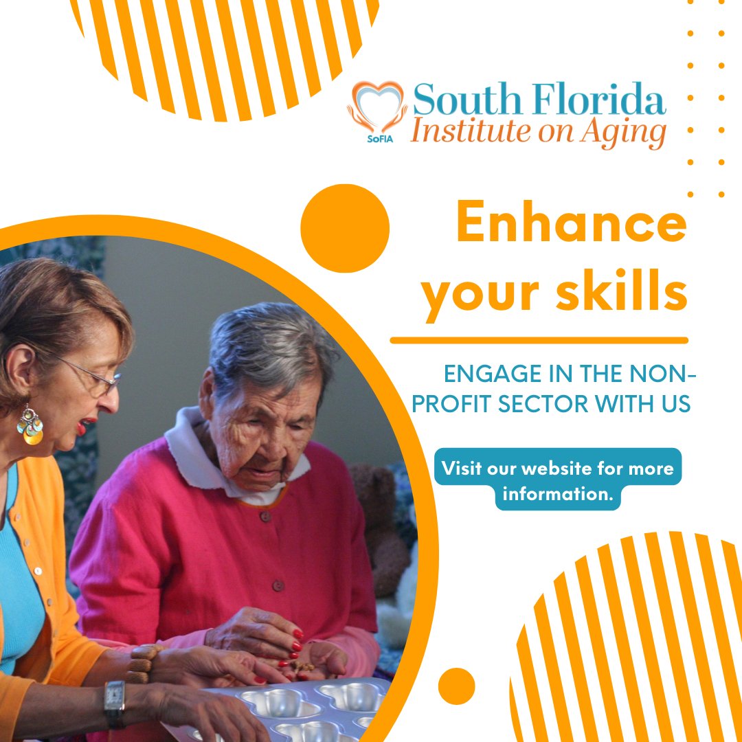 Be part of our growing family!

#agingcommunity #olderadults #volunteerprograms #volunteerprogramsflorida #sofiaflorida #helpingolderadults #southflorida #elderly #skills #training #ngo