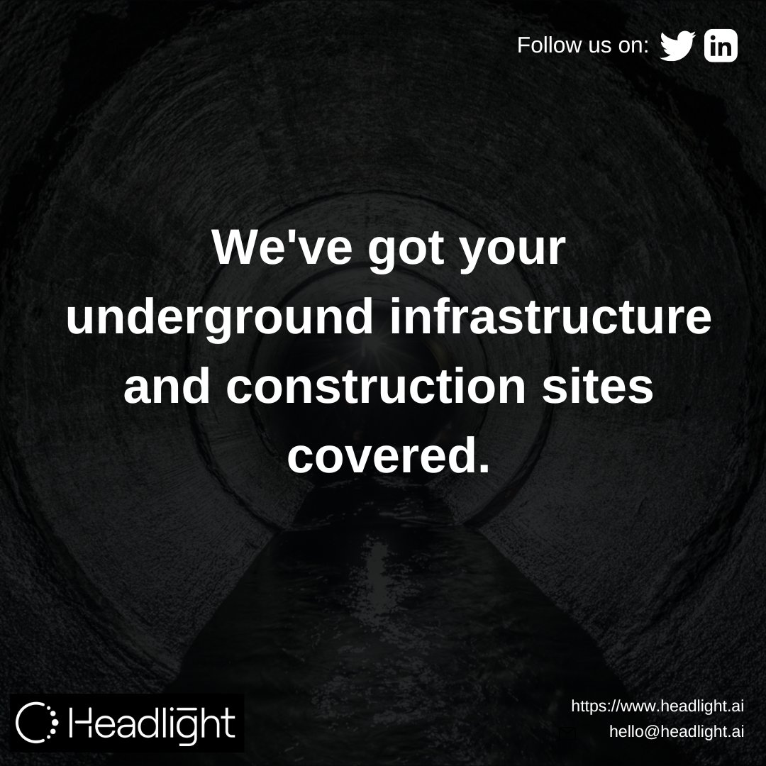 When it comes to surveying underground tunnels and sewers, we've got you covered. Our team of professionals offer a wide range of services, including 3D and visual data for mapping and condition assessment. 

#underground #pipes #sewer #construction #tunnels #mapping #surveying