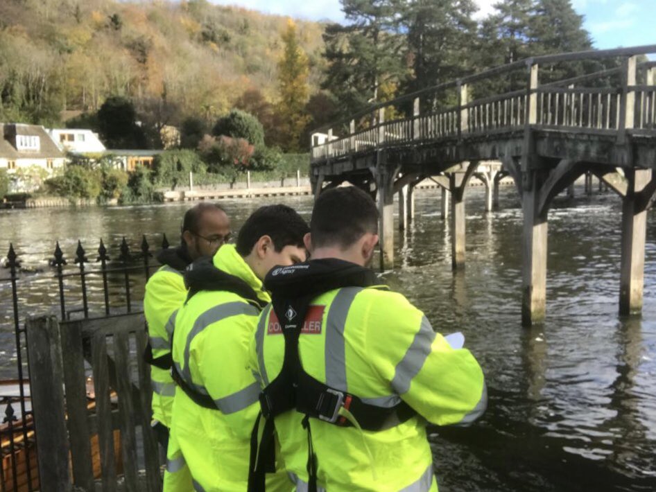 At the <a href="/EnvAgency/">Environment Agency</a> we own and manage a lot of bridges. As part of our Graduate Engineer Training Scheme we’re out with bridge specialists to give some of our Graduate Engineers an introduction to bridge inspection techniques.