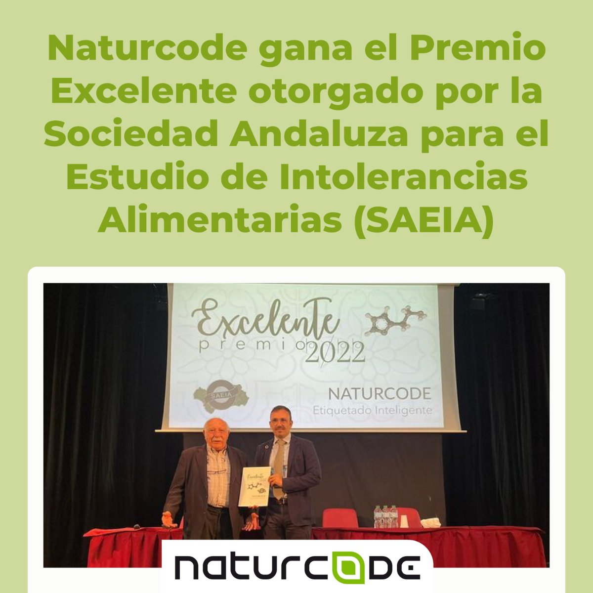 🎉🏅¡Hemos ganado el Premio Excelente otorgado durante el Congreso de la <a href="/saeiaAndalucia/">SAEIA</a>!

😃 El Premio Excelente distingue a empresas destacadas por su labor a la hora de fabricar alimentos, venderlos o mejorar la información al consumidor. 

Más info👇

diariodesevilla.es/andalucia/paci…