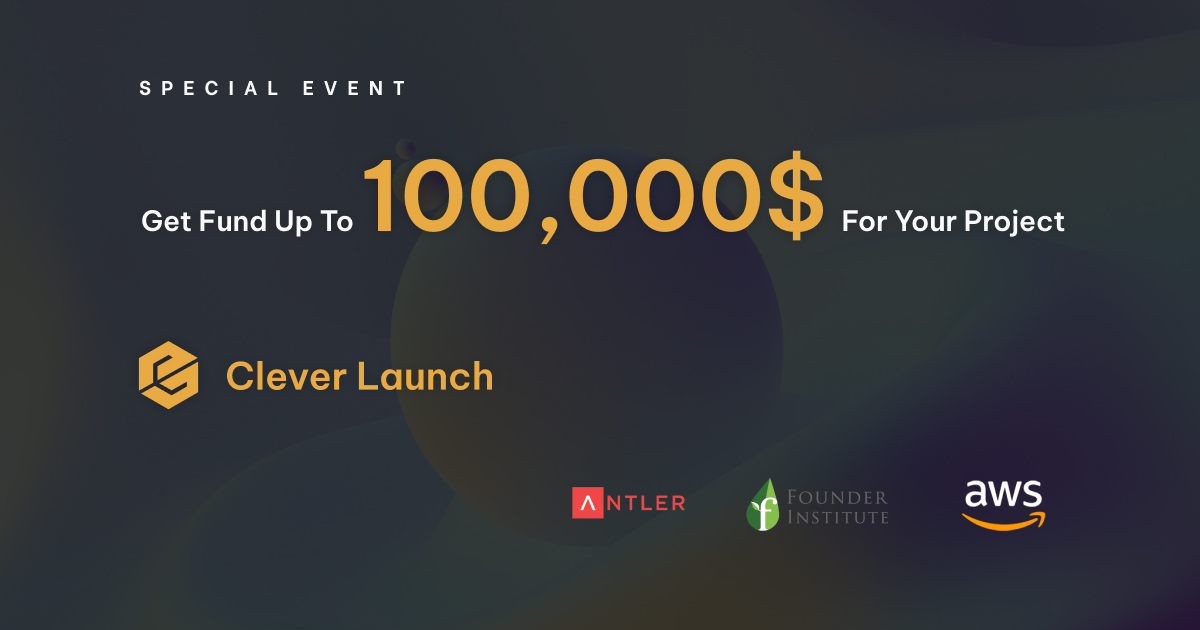 cleverlaunch's tweet photo. CREATOR HUNT CAMPAIGN - Submit your ideas to get invested upto 100,000 USD

We are Clever Launch - the first Crowdfunding Web3 platform for Creators. 
We help creators raise crypto funds from backers easily via some clicks by our web3 crowdfunding platform  
#cleverlaunch https://t.co/nsZ56bJCBn