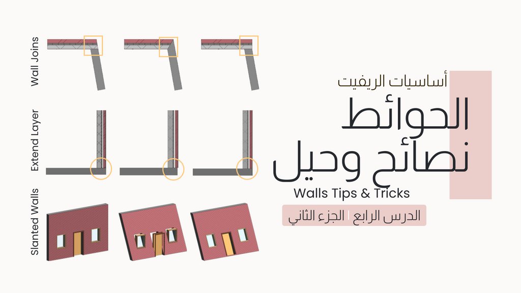DesignUpraise's tweet photo. نصائح وحيل حول الحوائط في برنامج الريفيت | Tips & Tricks for Walls in Revit 💻✔
https://t.co/ss9GHyCo6y
#revit #revittutorial #learnrevit ##autodeskrevit #revitforarchitects #architect #revittips #revitbim #revitproject https://t.co/30hzip8jpC