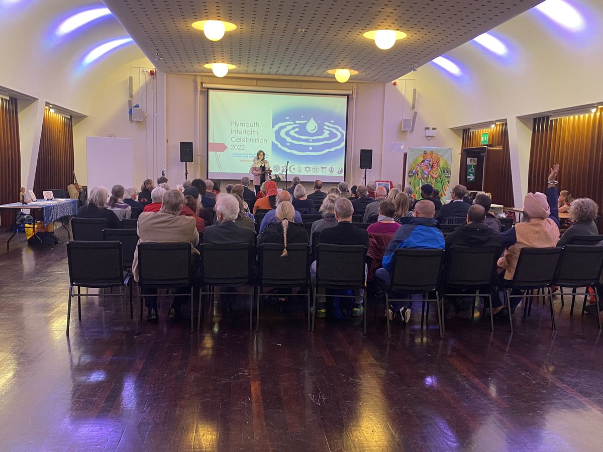 Great to start <a href="/IFWeek/">Inter Faith Week</a> with a celebration of interfaith with <a href="/pcfcd_updates/">PCFCD</a> Wonderful to hear from Arezoo from the centre and have members of Plymouth SACRE here!