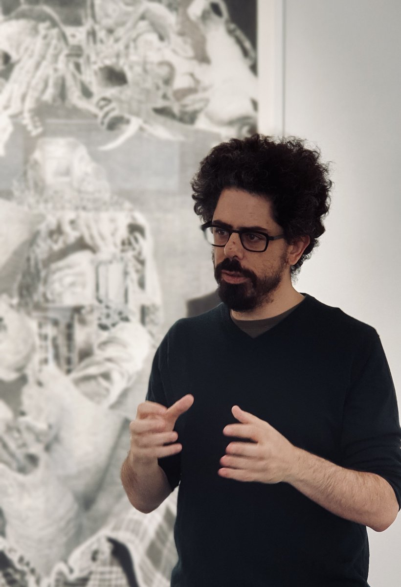 ADIAF_O's tweet photo. La semaine dernière, dans le cadre de notre Programme Collectionneurs, nous visitions l'exposition « SANS ISSUE » à la @GalerieObadia, guidée par l'artiste Jerôme Zonder. Merci à lui et à la galerie pour cette rencontre passionnante ! #ADIAF #CollectorsProgram https://t.co/aZeBzq4tqL