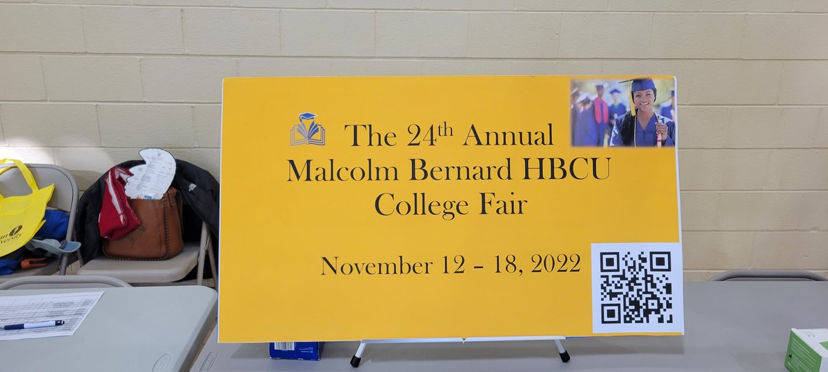 Where is @ECSUAdmissions today? We're at @RowanUniversity for day 3 of the Malcolm Bernard college fairs. South Jersey, pull up! #VikingPride #HBCU #roadwarrior #BeTheDifference 