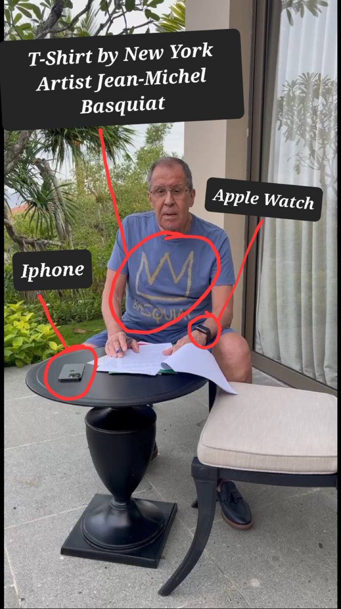 The decadent West… also, don’t forget his daughter is a graduate of Columbia University in 🇺🇸.