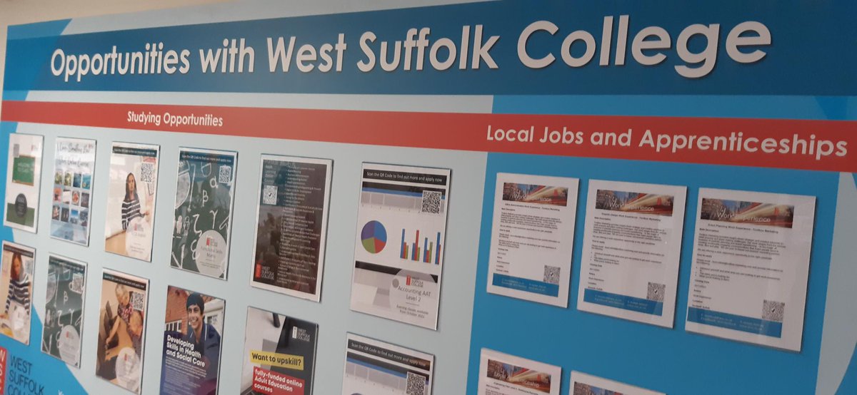 Did you know - We keep our information board up to date with local opportunities for work, work experience and apprenticeships.
To find what's available, visit our online Job Shop and search:
wsc.ac.uk/student-life/j…
