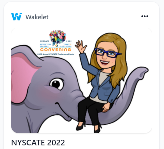 m_drez's tweet photo. The Official Unofficial #NYSCATE22 @wakelet is ready. It's your one-stop shop for curated conference session resources. Shoutout to @smilelearning who has contributed the 1st resource! Keep 'em coming. #BetterTogether #SharingIsCaring #edtech  
💡https://t.co/BdDVIfxmy6 https://t.co/8nW2FcUVW0