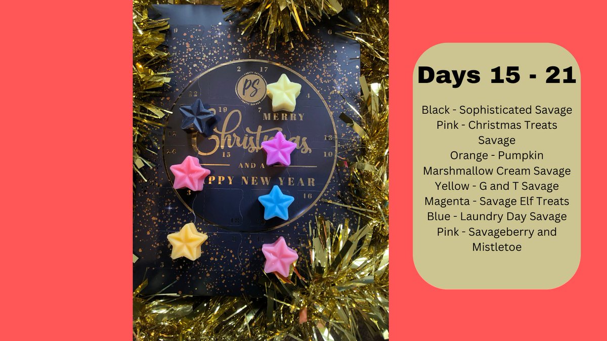 CHRISTMAS PROMOTION ON FAIRE!!

Get stocked up with the 2022 plastic free wax melt advent calendar for less. And if you're new to FAIRE, get £100 credit to place your first order

prettysavage.faire.com

#shopindie #Faire