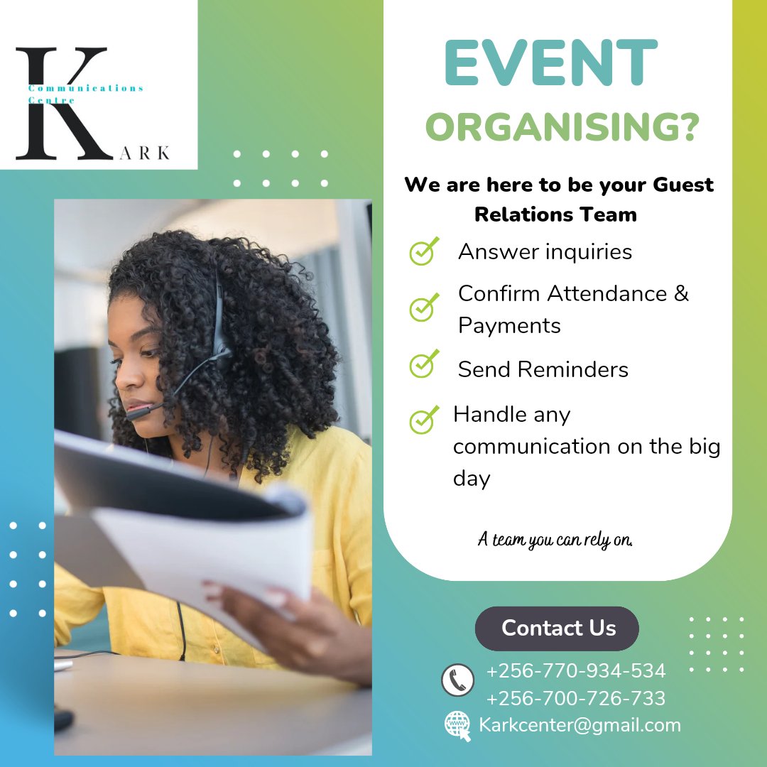 KarkCenter's tweet photo. As an event organizer you need a team that is reliable,have good time management &amp; organizational skills to work with. 
We got it all. 
#events #BPO #SMEs https://t.co/hcXsb4lysI