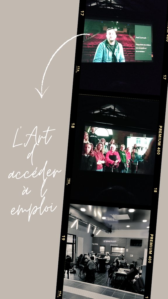 #lartdaccederalemploi Clap de fin pour nos demandeurs d'emploi, aujourd'hui vernissage de l'action 
#jobdating #Video #Emploi