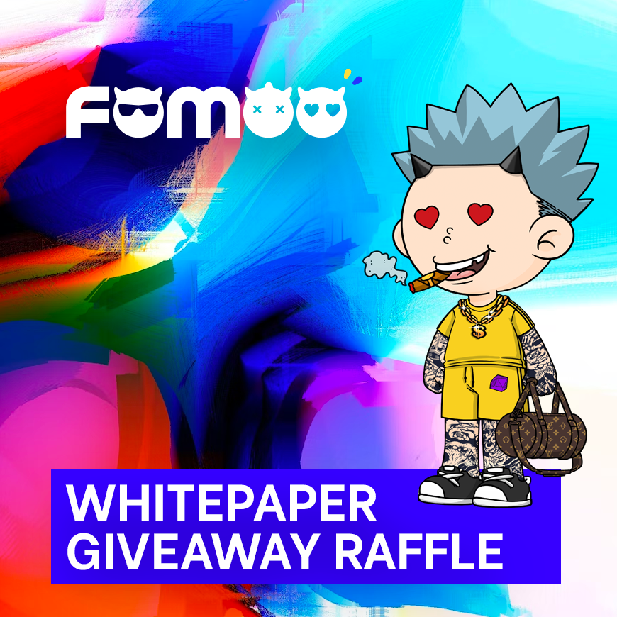 WHITEPAPER RELEASE 6X WL GIVEAWAY RAFFLE💥💥

We have *6 WL* giveaways (48h)

Register for WL: superful.xyz/project/fomoo/…

To win:
1️⃣ Follow <a href="/fomooworld/">fomooworld 😈 (Phase 1/5)</a>
2️⃣ Like &amp; RT
3️⃣ Make a comment

#NFT #Whitelist #NFTGiveaway #NFTart #NFTCommunity