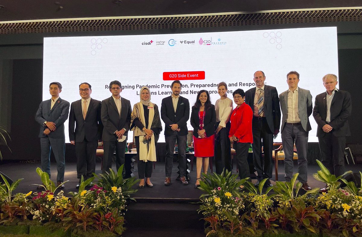 A key message 📨 for <a href="/g20org/">G20 South Africa</a> Leaders from the discussion: Make sure the #PandemicFund breaks the mould of all that has gone before, bringing more countries on board than ever 🌐 &amp; filling country-level gaps; the #GlobalPublicInvestment approach can offer a path to achieve it!