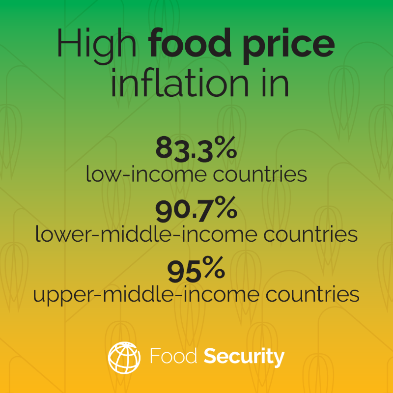 WorldBankGroup's tweet photo. The latest #FoodSecurity Update from @WorldBank is out. Download for insights on:

1️⃣ the global food market outlook
2️⃣ emerging issues
3️⃣ regional updates