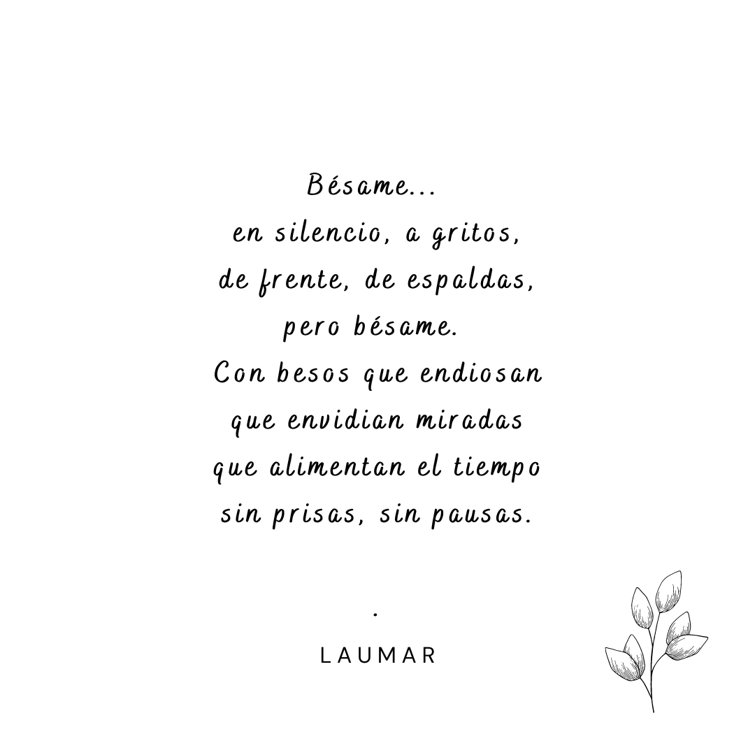 laumar_ego's tweet photo. Bésame... ❤
#besos #sutilezas #poesia https://t.co/9viIhqkGqw