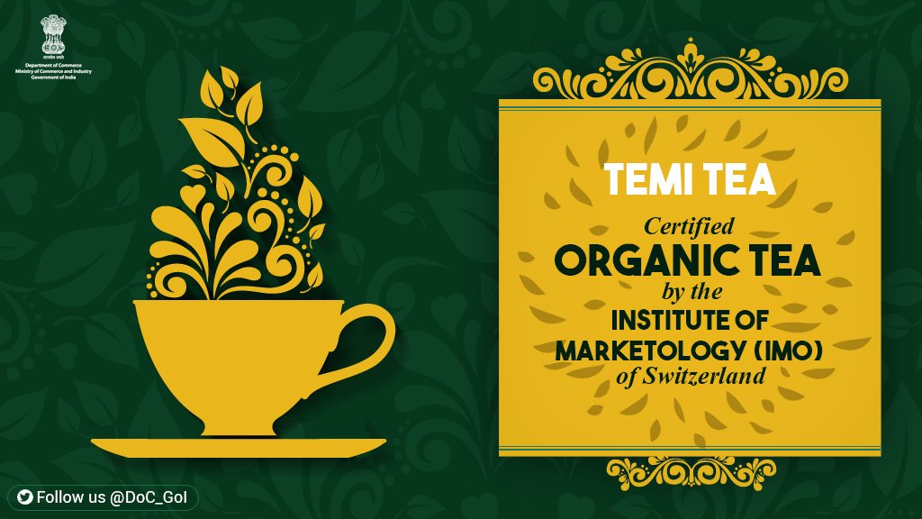 DoC_GoI's tweet photo. #DidYouKnow?
The state of #Sikkim was declared fully organic in January 2016, and the teas produced at the Temi Tea Estate were certified as 100% #Organic Tea in the year 2008. ☕️🫖
#IndianTea #TemiTea @temitea_Sikkim @teacoffeenews2 @OrganicTrade https://t.co/ecWkAEx2Lr