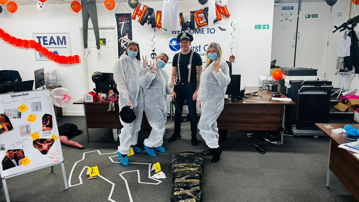 FirstCall_CS's tweet image. Belated congratulations to our internal Halloween winners
In 1st place... #Bury St. Edmunds
Worthy runners up... #Waltham Cross
Enjoy your prizes!
Hopefully, we haven’t “spooked” you so much that you wouldn’t reach out to us to support you or your business.
