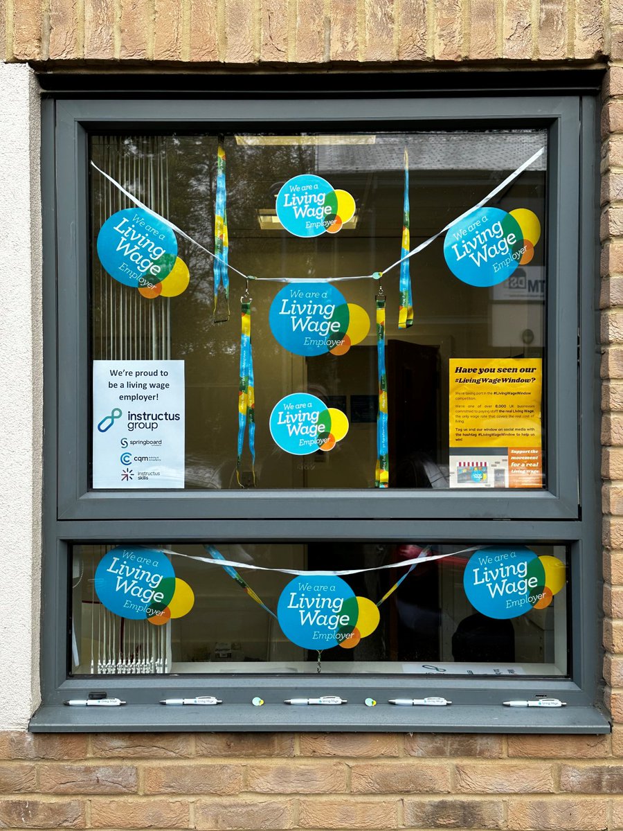 InstructusGroup's tweet image. 📢 It's Living wage week and we are proud to call ourselves a living wage employer 📢 Here's how we're celebrating! 🎉🔽

#LivingWageWindow