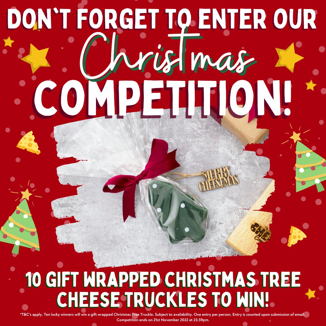 Don't forget to enter our competition! 😱 

🎉  Like and share this post, and tag a friend! 🎉  

The perfect little cheesy treat to start your Christmas off right! 😏 

To enter visit: zcu.io/5Go1 

#chucklingcheese #notjustcheese *T&amp;C's Apply
