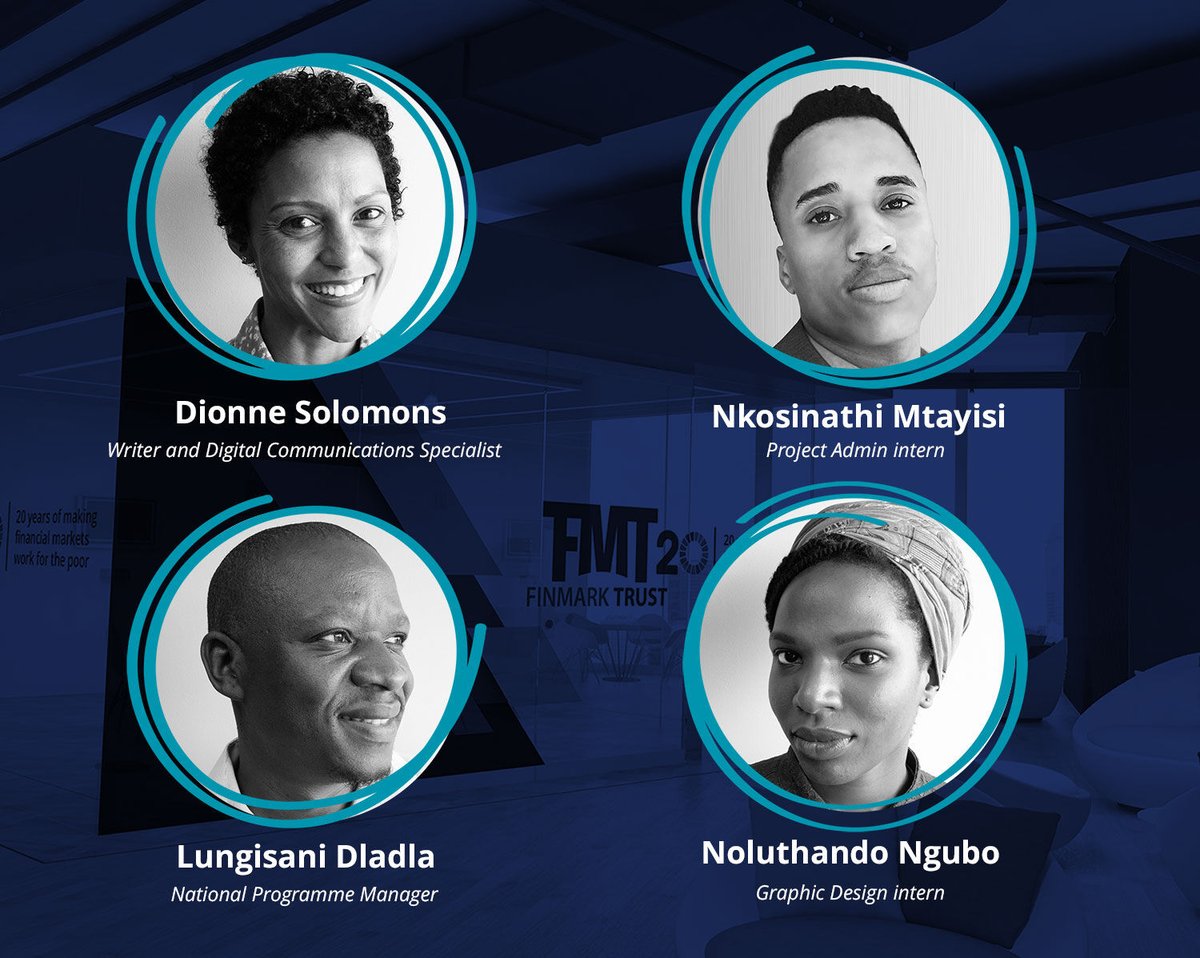 Finmarktrust's tweet photo. We're happy to announce that our team is growing. 
Please join us in welcoming our newest employees to FinMark Trust. We're excited to have them on board and look forward to their contributions to make a meaningful impact to improve the lives of others.
https://t.co/Writt1jxhQ https://t.co/dsES13DOpy