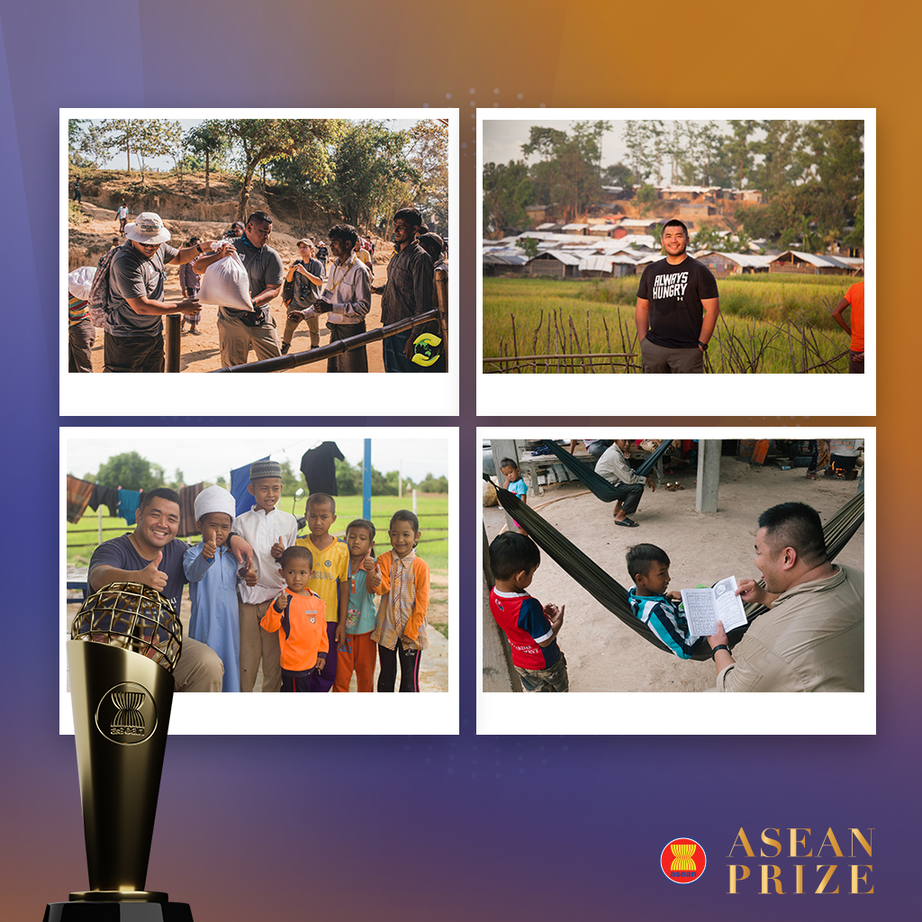 ASEAN's tweet photo. Iqbal Damit’s efforts in operating services in the ground addressing humanitarian causes have been the driving factor to many aid projects and initiatives across ASEAN and beyond. He also leads the youth movement &amp; volunteerism in the region.

🆙: https://t.co/Fxwga6Bcbr https://t.co/endoAttzGT