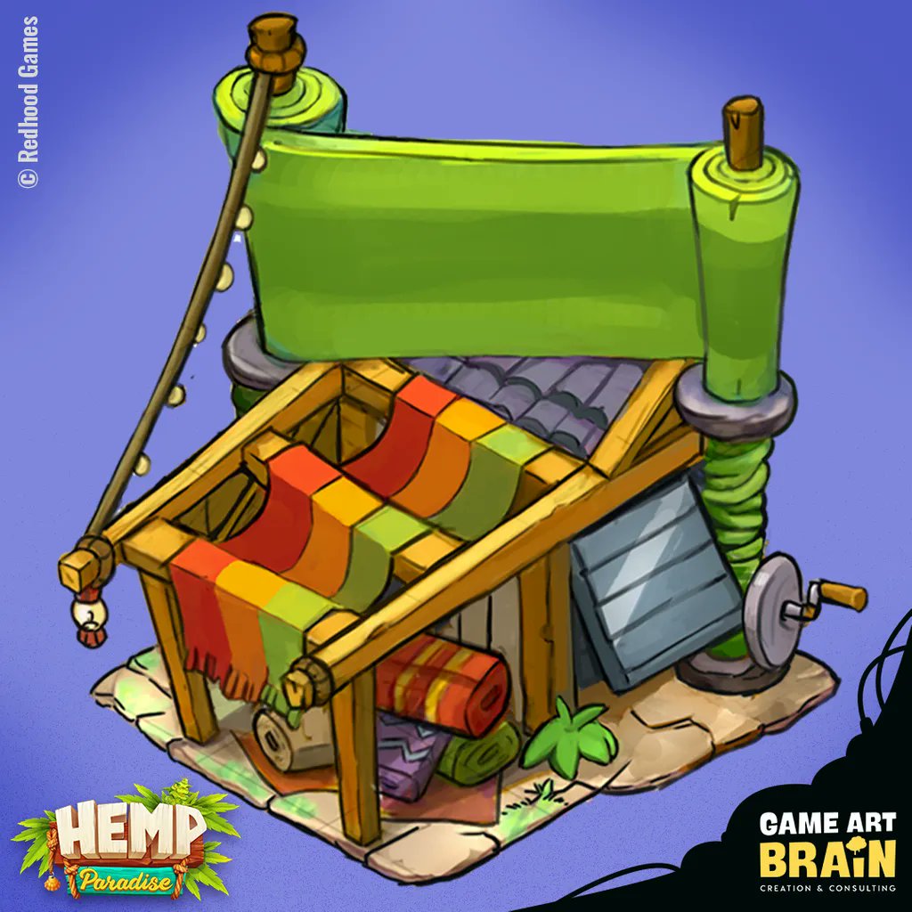 GameArtBrain's tweet photo. Need any specific clothing?
Check out our green tailor for the game "Hemp Paradise" . Hope you enjoy the process.
#isometricbuilding #gameart #casualgames #isometricart #digitalart #artoftheday #casualgames #bongtime #hemp #smoke #hempproducts #hemp #cbd #cannabis #bhfyp #draw https://t.co/LELhYIkOF3