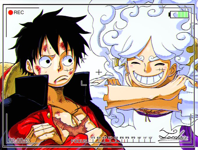 ルフィとニカルフィ
#ONEPIECE 