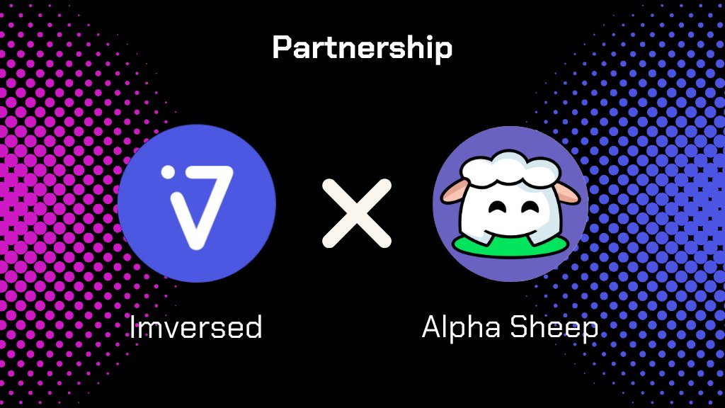 imversedhub's tweet photo. 🚨 Partnership Announcement 🚨
Dear Fam
We're happy to announce that we are partnering with @AlphaSheepPark to support each other on the metaverse developments, please give to them a warm welcome! 🛸
我們將和Alpha Sheep合作!讓彼此在元宇宙有更多共享資源!我們歡迎他們的加入🎉 https://t.co/C4KufvPUQG