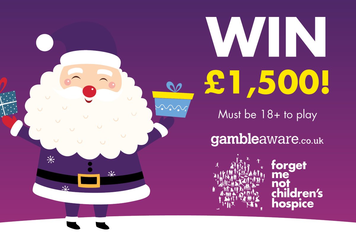 Every raffle ticket you buy gives you the chance to win £1,500. And every raffle ticket you buy helps us give the gift of a helping hand &amp; the chance to spend precious time together for the families we care for. So do something amazing &amp; enter today: forgetmenotchild.co.uk/supporting-us/…