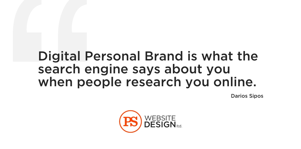 “Digital Personal Brand is what the search engine says about you when people research you online." ― Dario Sipos
#firstimpressionscount  #brandimage #websitedesign #webdesign #webdevelopment #seo #searchengineoptimisation