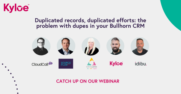 In our recent webinar we shared the real impact of duplicate Bullhorn records, uncovered where they come from, and shared how to get rid of them! ✨  kyloepartners.com/resources/webi… #d...