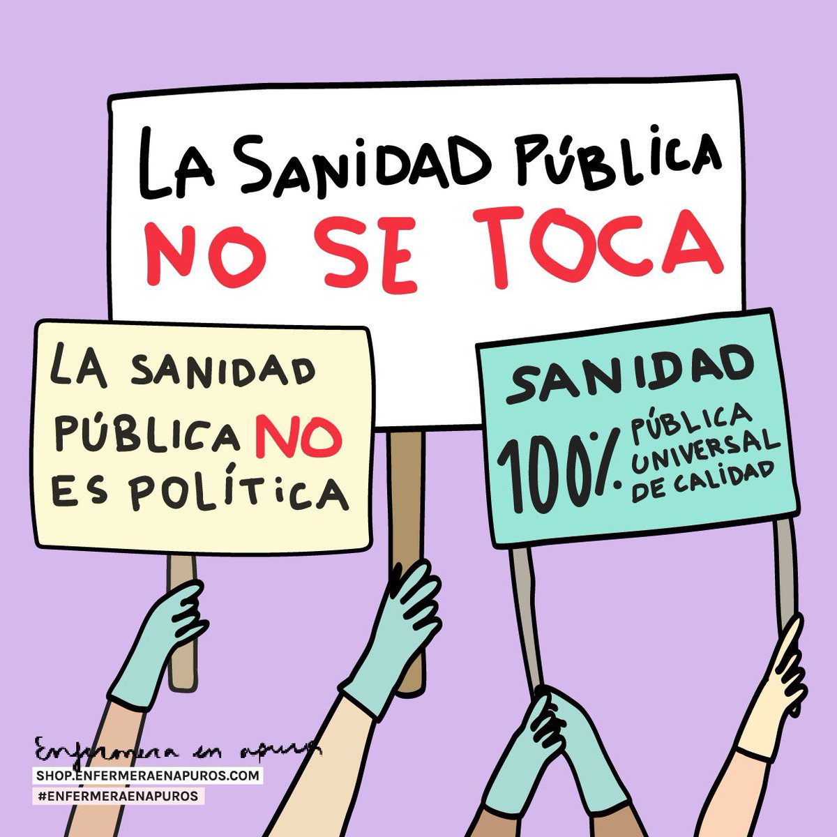 enfermeraapuros's tweet photo. Sobre lo de ayer en Madrid. Una vez más, hemos demostrado que si juegan con la sanidad, nos unimos todos a una. Y no, ya veis que no éramos 4 o 5 los que advertíamos desde hace tiempo que esto se nos iba de las manos. LA SANIDAD PÚBLICA NO SE TOCA. https://t.co/VbR3mAirBj