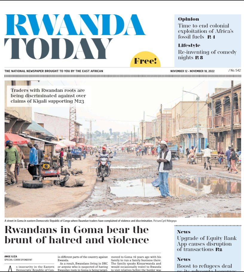 Rwanda Today (@rwandatoday) on Twitter photo In your <a href="/RwandaToday/">Rwanda Today</a> / <a href="/The_EastAfrican/">The EastAfrican</a> copy this week:
👉After Covid-19, rise in recorded divorce cases
👉Rwanda-Denmark deal to host asylum seekers looks real
👉Lottery boon for Rwandans seeking greener pastures
Get yours epaper.nation.africa/ke In your <a href="/RwandaToday/">Rwanda Today</a> / <a href="/The_EastAfrican/">The EastAfrican</a> copy this week:
👉After Covid-19, rise in recorded divorce cases
👉Rwanda-Denmark deal to host asylum seekers looks real
👉Lottery boon for Rwandans seeking greener pastures
Get yours epaper.nation.africa/ke