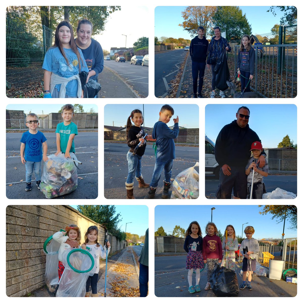 It was amazing to see so many children and members of their family turn out for our WOWSA PTA litter pick on Saturday. Thank you so much to everyone for helping to keep Nailsea tidy. ❤️💙 #keepBritainTidy