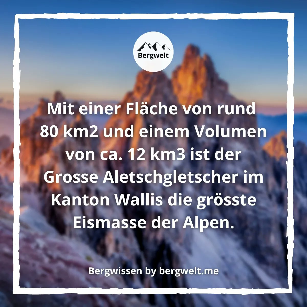 bergwelt_me's tweet photo. Jeden Montag neu! #Bergwissen by #Bergwelt. Zur Erweiterung des alpinen Allgemeinwissens oder für den Smalltalk in der Berghütte.🏔️🎓 #Alpinismus #Berge #Wissen #Gletscher #Schweiz https://t.co/xKx65BBQyE