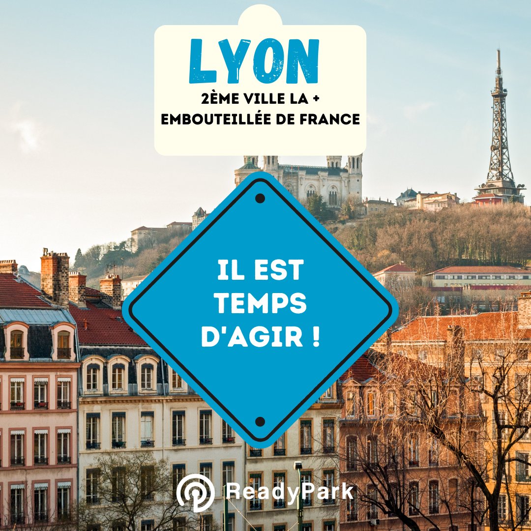 Surtout quand on sait que 30% du trafic est lié à la recherche de stationnement...
#lyon #embouteillages