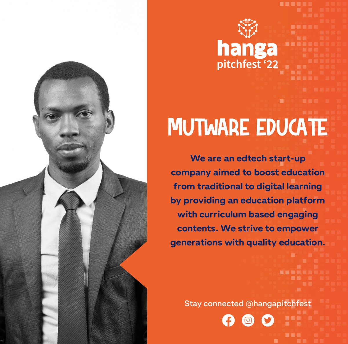 educate_mutware's tweet photo. Thanks to @hangapitchfest and partners who made it possible for young people to innovate.
We are glad to be among Hangatop45  
Make learning interactive, fun and promising with educational toys.
#HangaPitchfest22 #hangauhige
#learnthroughplay
#interactivelearning
#CBCcurriculum https://t.co/splgzFc82h
