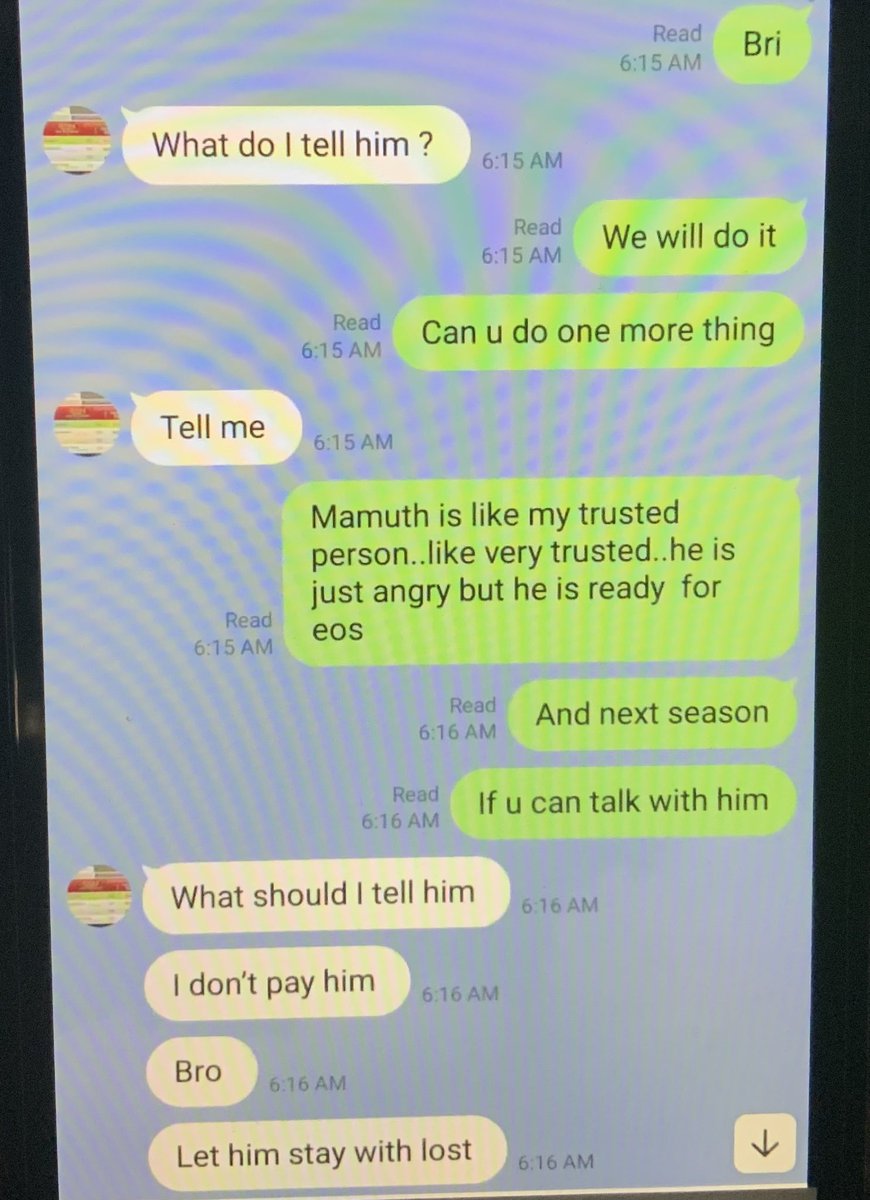 Tried to resolve not getting paid by bstar for October in private, but apparently me staying in a Lost family clan for November LL and offering to talk about December once I am paid, means he won't pay me at all.
Be careful if you get to deal with him in the future🤷‍♂️